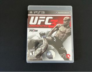 UFC 3 Undisputed PS3