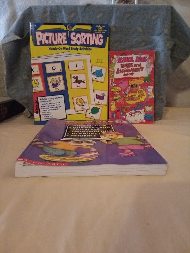 School Days Notes and Assignments, Picture Sorting Study Activities