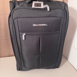 Pair of 22” Bell + Howell Softside Carry On Luggage Black