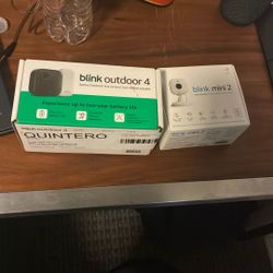 Blink outdoor 4 + sync module, blink mini 2 indoor/outdoor camera