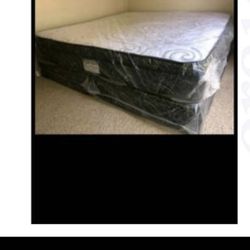 King size new thick pillow top bed can deliver 