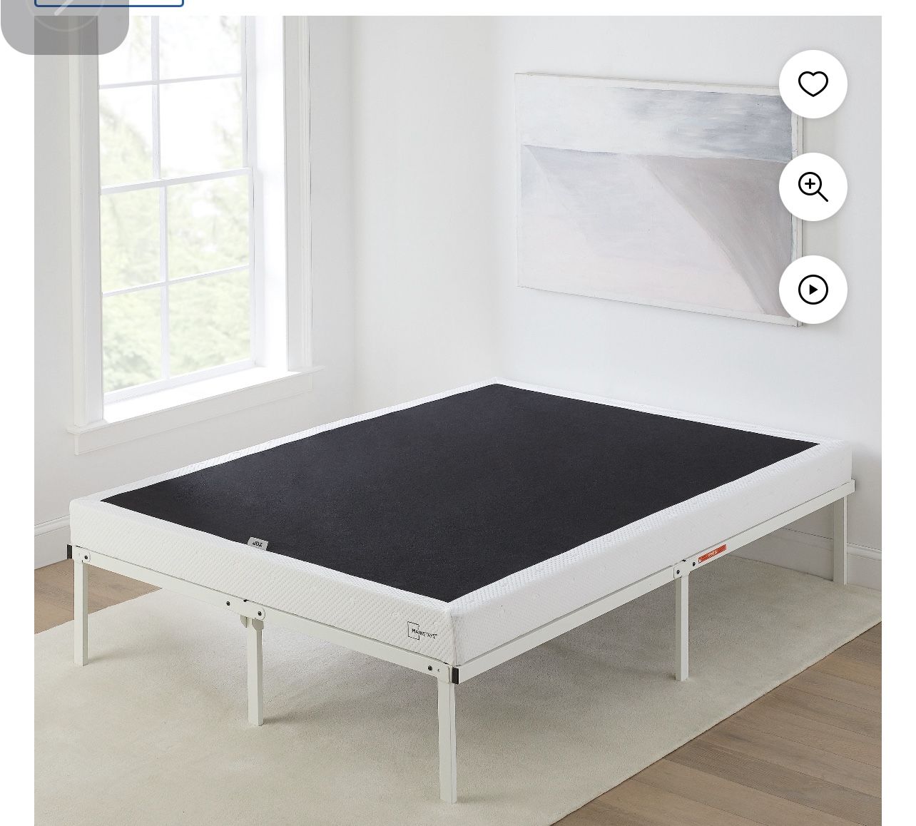 1 Yr. Twin XL White Box Spring