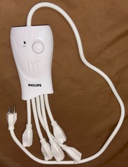 PHILIPS Power Squid Surge Protector 5 Plugs White