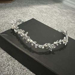 Wedding bridal halo headband