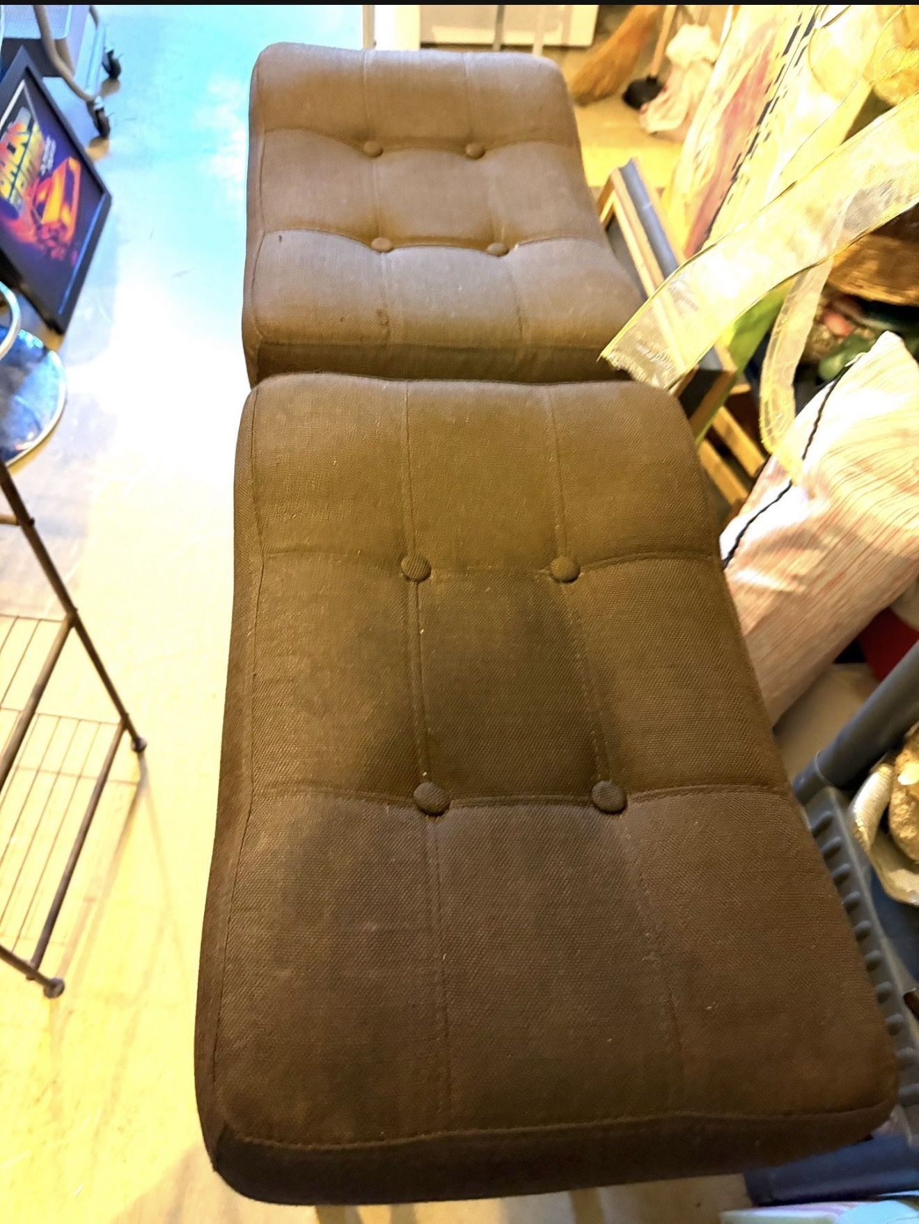 Two Comfy Barstools Or Kitchen Stools