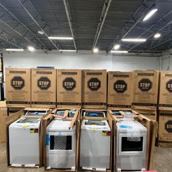 GE Washer And Dryer Top Load Set-NEW-WARRANTY 