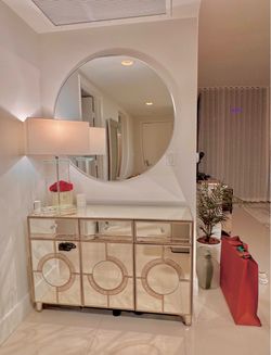 Console table, dresser, TV stand mirrored