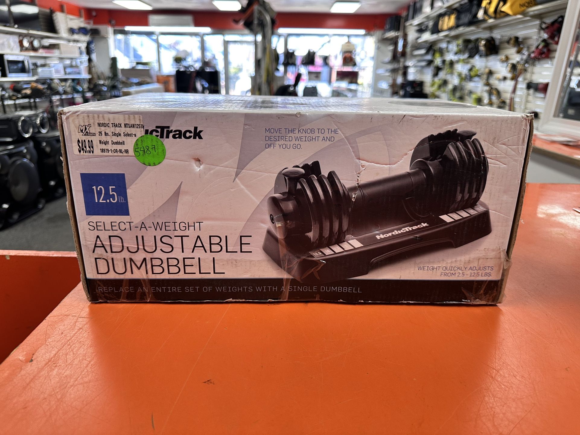 NordicTrack 12.5lb Adjustable Dumbbell