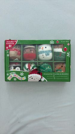 Original Squishmallows 8 Holiday Winter Collection 2023 Christmas Ornament