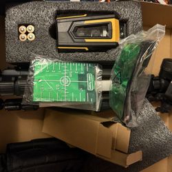 Prexiso Self-Leveling 360 Degree Cross Line Laser With Tripod 