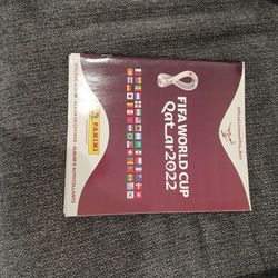 2022 PANINI World Cup Soccer Sticker Album $10 All Three