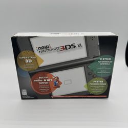 New Nintendo 3DS XL Console Black Box Only  *No Console*