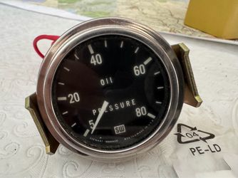 New Stewart Warner Mechanical Oil Pressure Guage