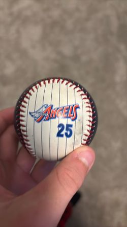 Classic angels baseballs