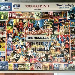 Broadway Musicals - 1000 Piece Jigsaw Puzzle