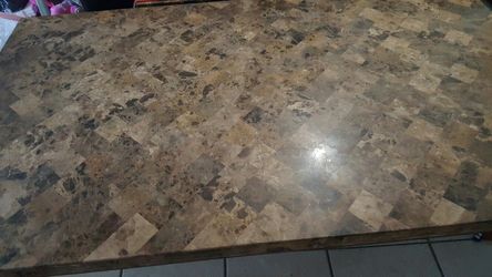 Real marble table no chairs