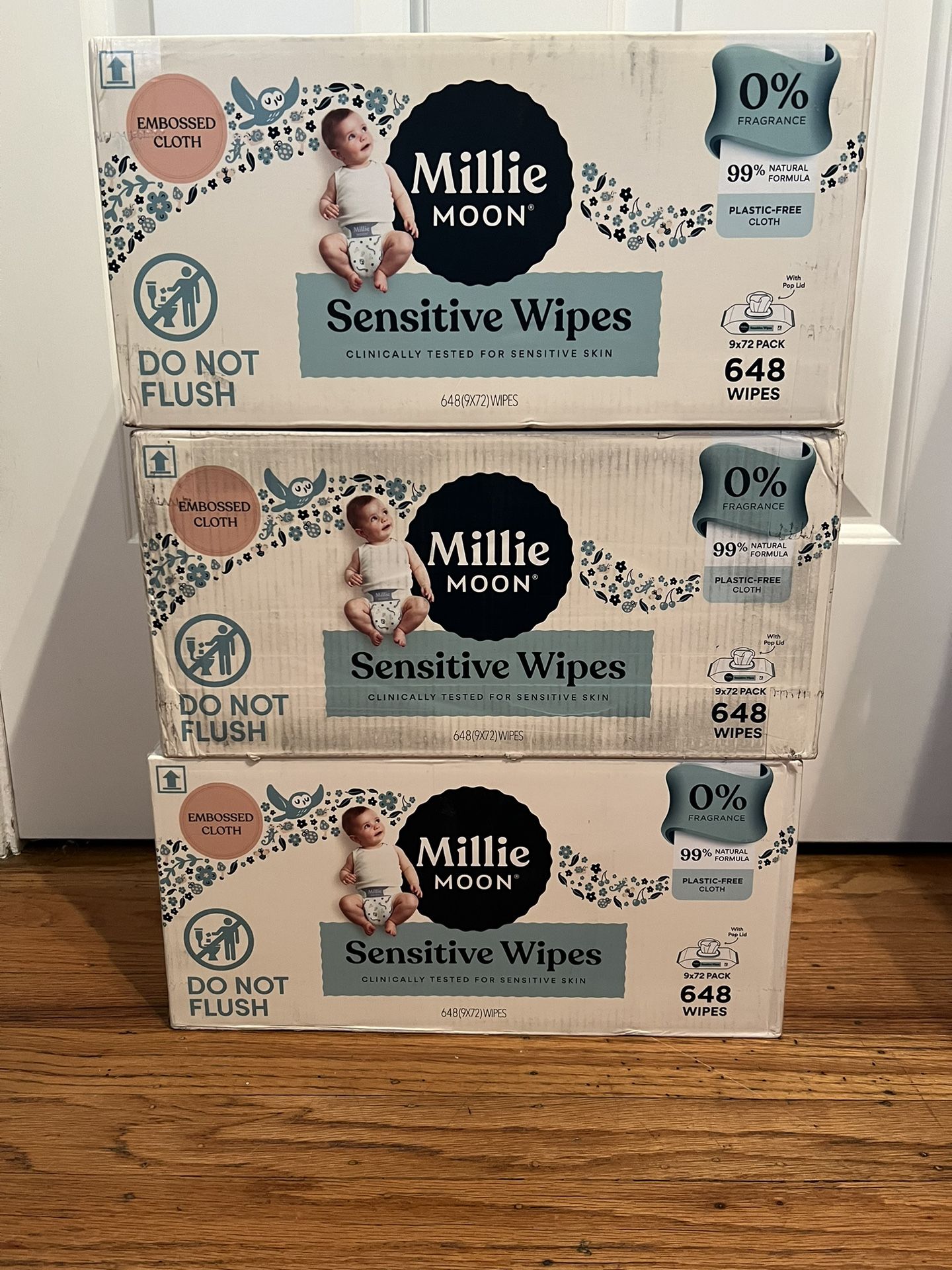 Millie Moon Baby Wipes $18 Each Or 3 For $50