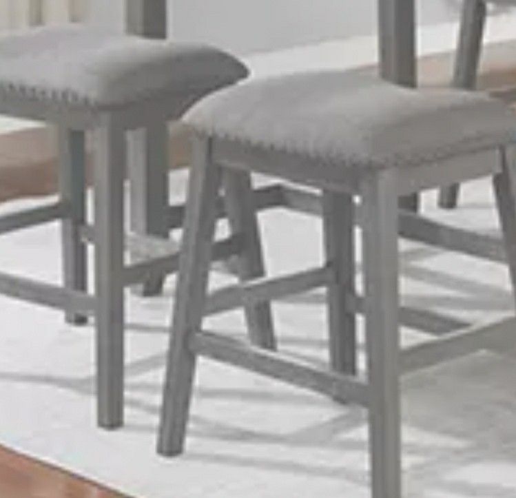 Gray Stools 2 Like New