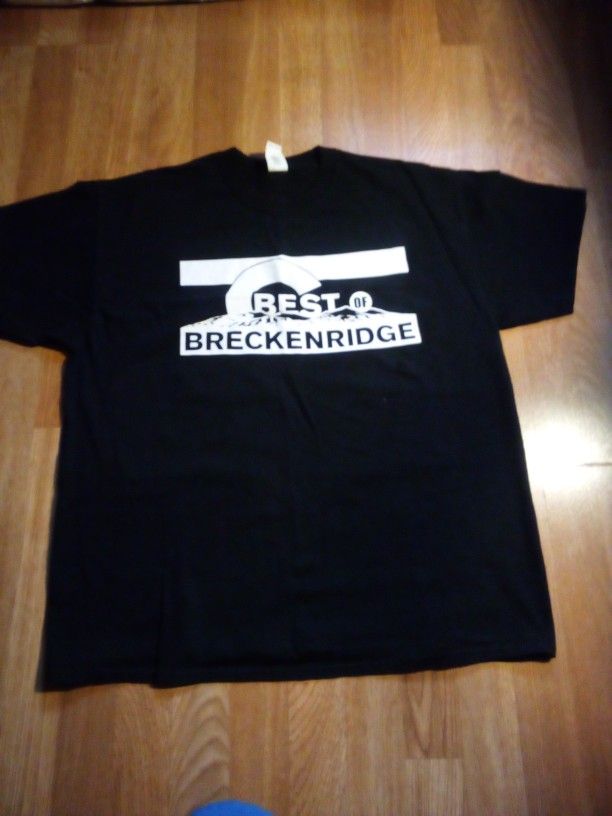 The Best of Breckenridge Colorado Black Short Sleeve Gildan T-Shirt XL