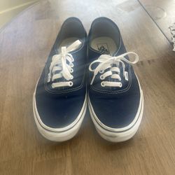 Navy Blue Men's Vans size 9 1/2