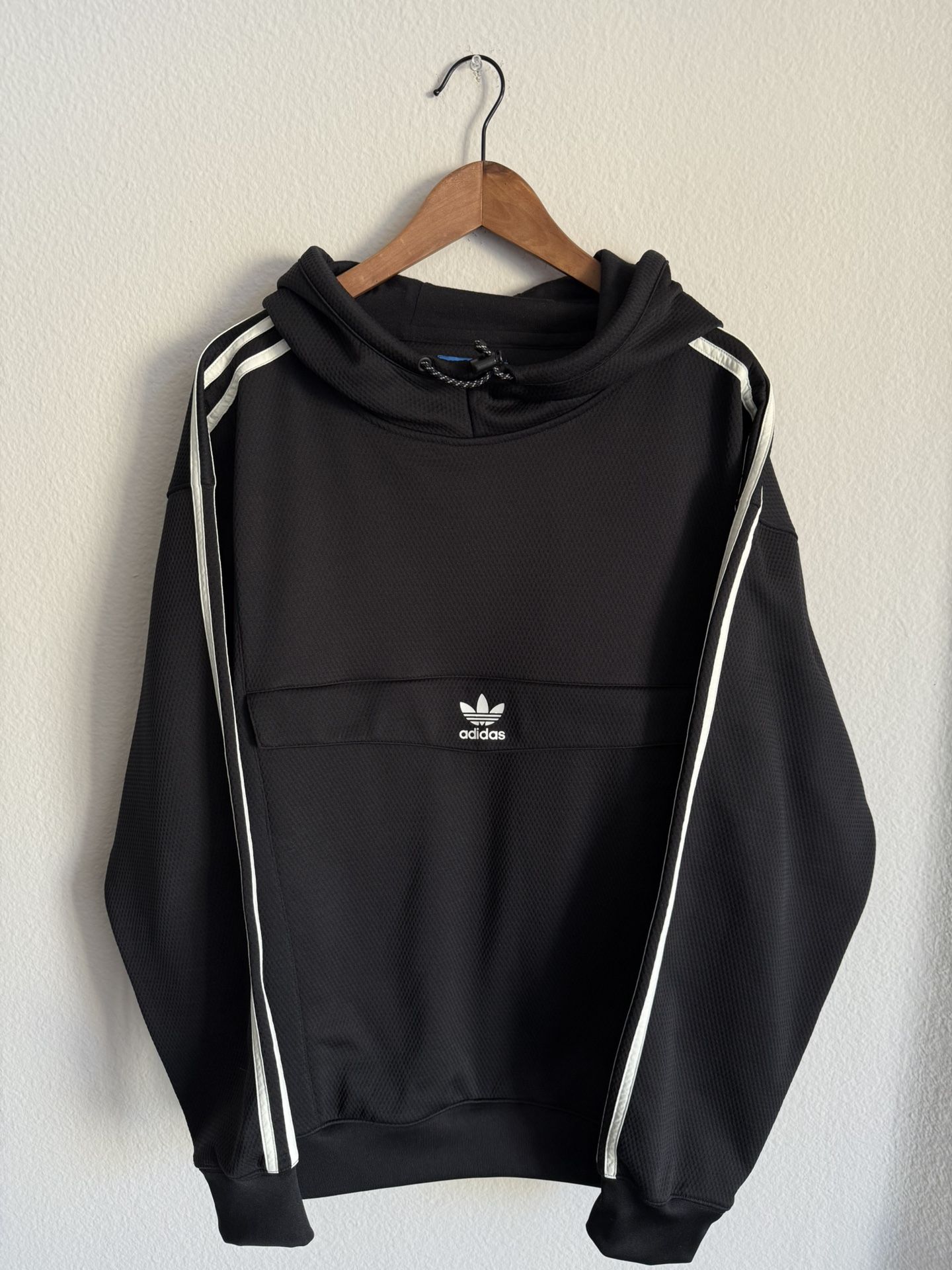 Adidas Anorak Pouch Hoodie Black size XL