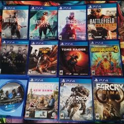 PS4 Games, $10 Each
