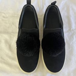 Tory Burch POM POM Platform Sneaker NWOB SZ 7