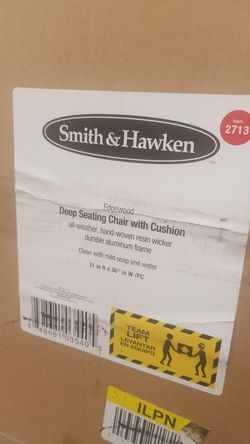 Smith & Hawken Deep sitting cheer with cushion expensive