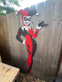 Harley Quinn Large Cardboard art Cutout Figure