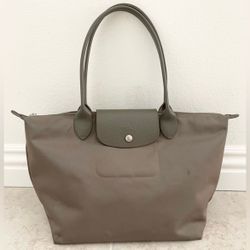 Longchamp Le pliage medium long handle nylon tote