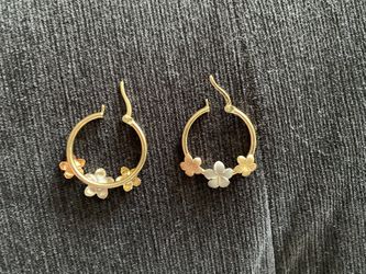 14 K Real Gold Earrings