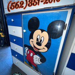 Mickey Mouse Closet Wardrobe Dresser Ropero Nuevo Bonito 