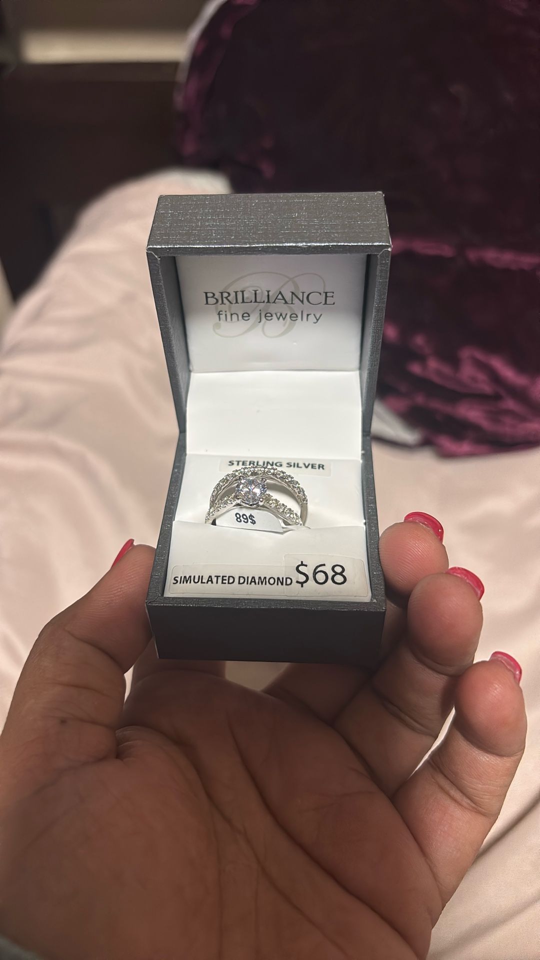 Engagement Ring Two Rings