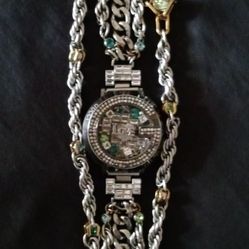 K.A.M. LoveBright Collection Stainless steel necklace /bracelet Set