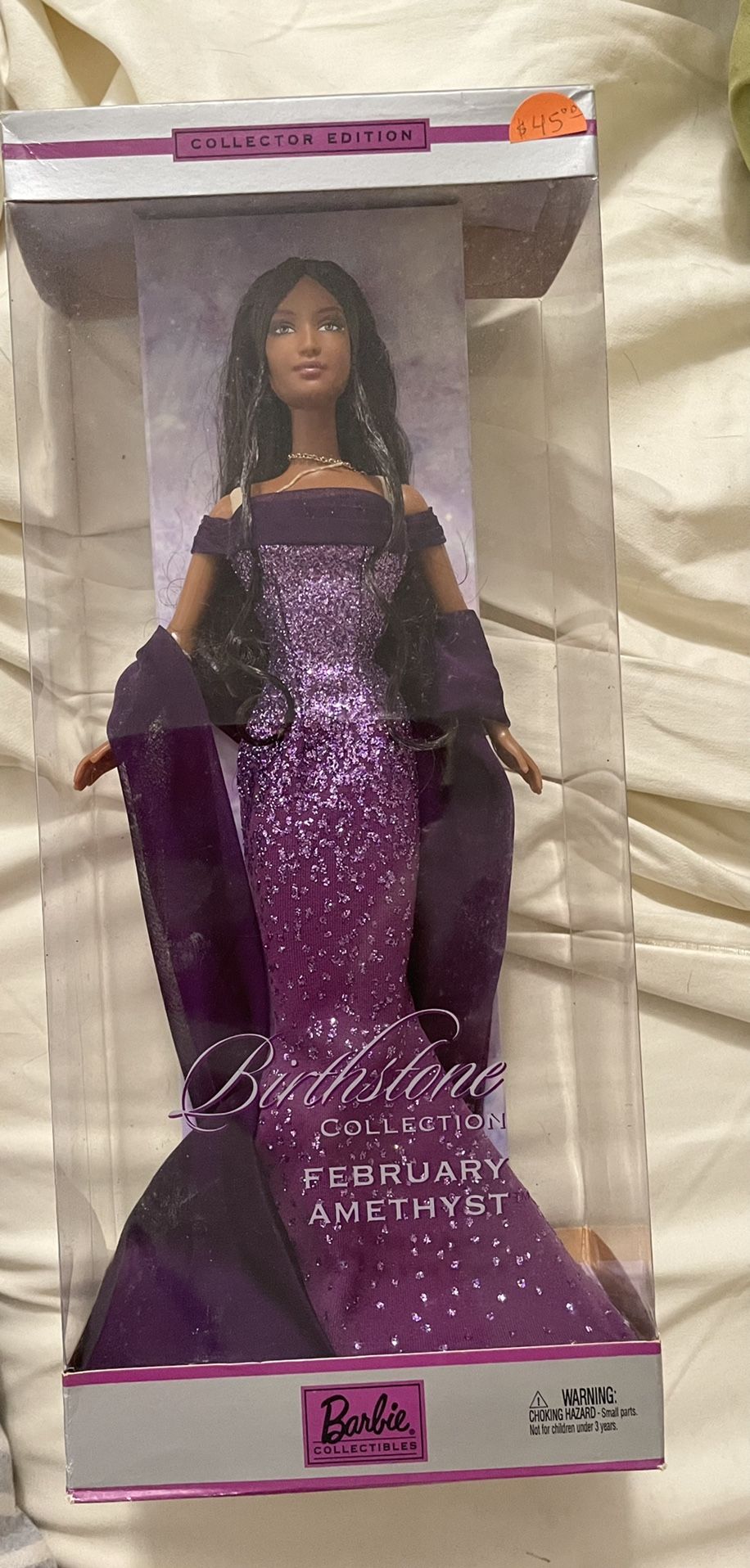 Barbie Mattel Birthstone Collection February Amethyst 