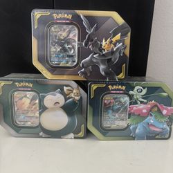 Pokémon Tag Team Tin Set Of 3