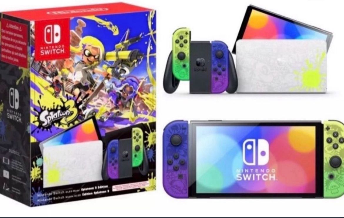 Nintendo Switch OLED Splatoon Limited Edition Console