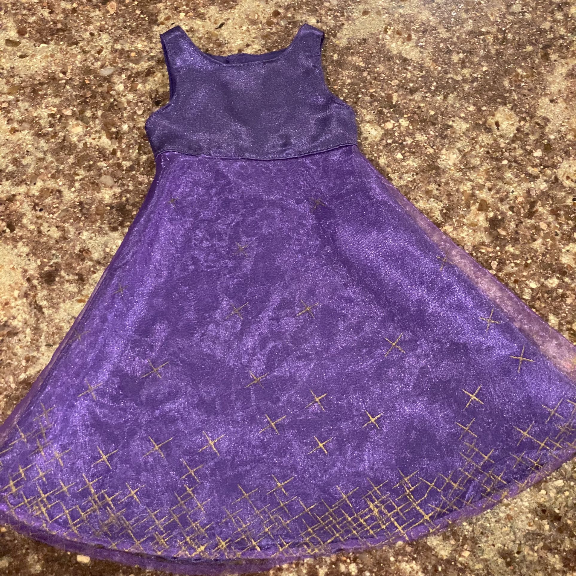 Purple Evening Gown for 18” American Girl Dolls