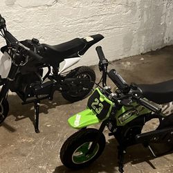 2 50cc Dirt bikes 