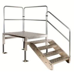 Steel Platform With Stairs 