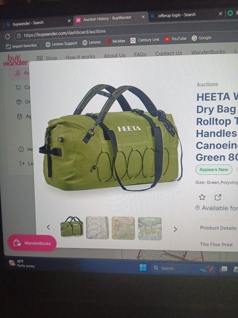 Heeta Waterproof Duffel Motorcycle 