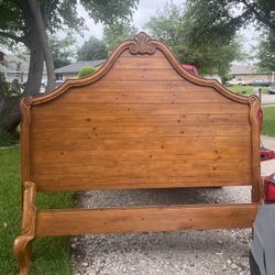 Wooden King Size Bed Frame Good Condition 