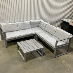 Aluminum Outdoor Sectional Patio Furniture Set