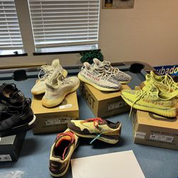 Adidas Yeezys 350v2 And Travis Scott Nike