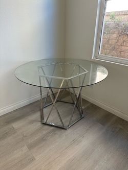 Modern Glass Dining Table