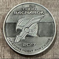 Marvel Studios Thor Ragnarok 2017 Opening Night Fan Event Collectible Coin