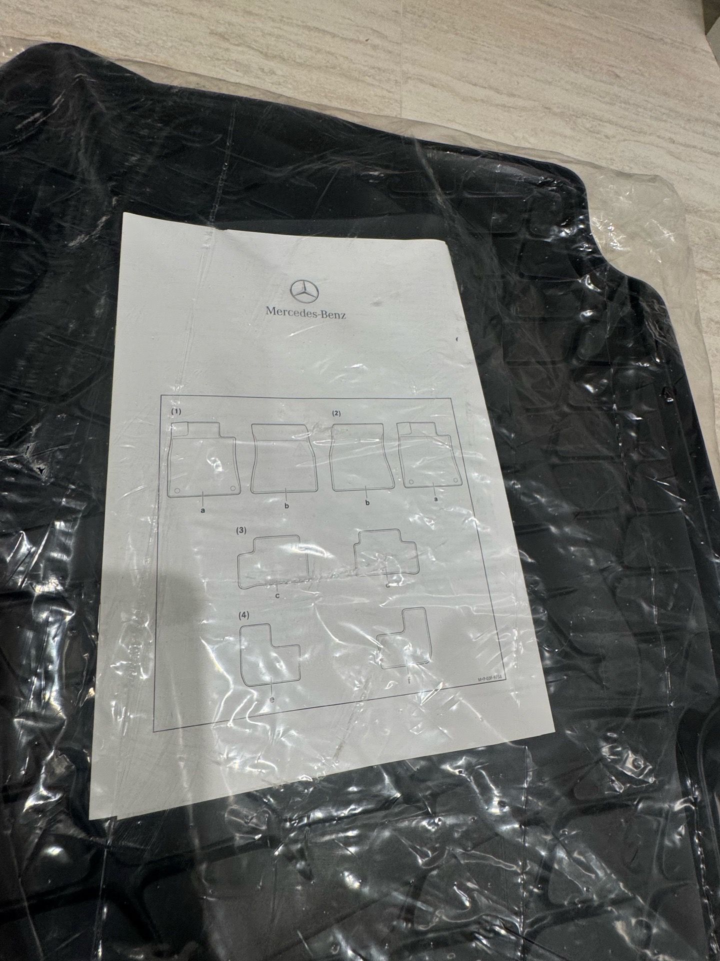 2025 Mercedes gls 63 weather proof floor matts