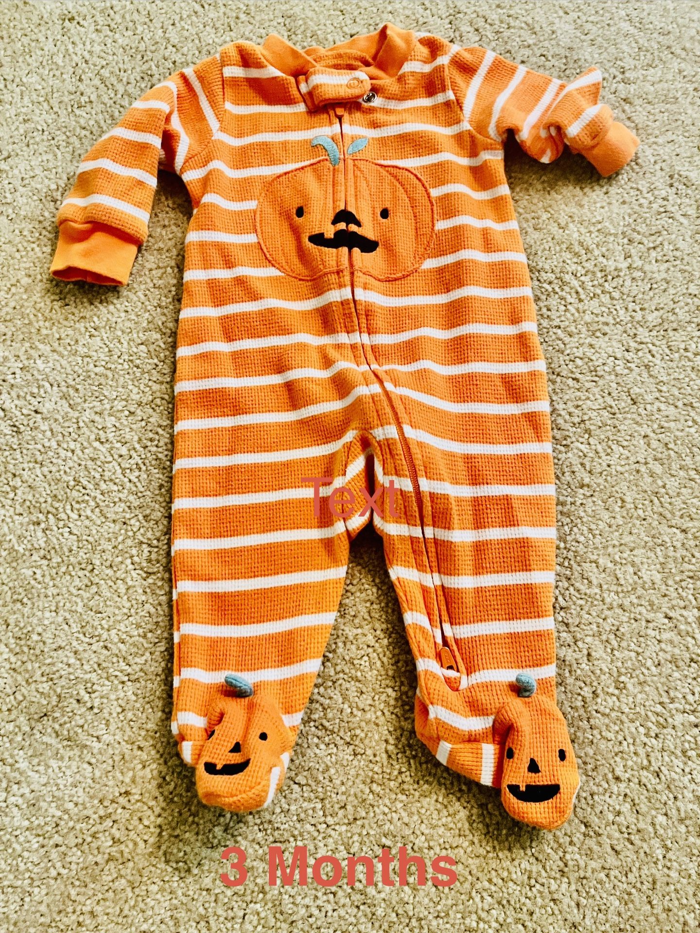 Halloween/Fall Clothes & Bib, Size 3 - 24 Months