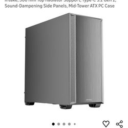 Solid Black ATX PC Case