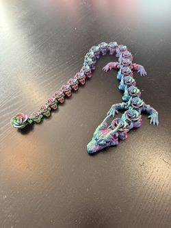 Articulated Rose Flexi Dragon 24 Inches